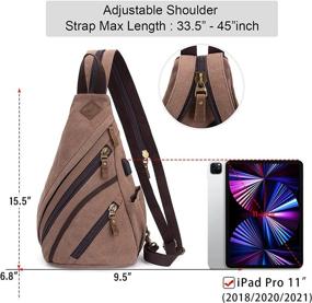 img 3 attached to DAVIDNILE Crossbody Backpack Shoulder Daypacks Backpacks ~ Casual Daypacks