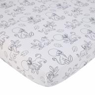 snug and stylish: disney lion king leader of the pack super soft fitted crib sheet in classic black & white logo