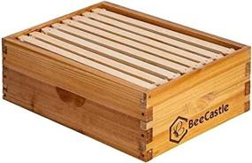 img 4 attached to Beekeeping Made Easy: Complete Starter Kit With Assembled Super Bee Boxes, Frames, And Beeswax Foundation Sheet