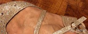 img 7 attached to Silver Gold Black IDIFU Women'S Sequins Wedding Kitten Heel Shoes - Perfect For Bridal Dances!