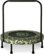 🌳 gardenature trampoline-36 inch foldable portable indoor camouflage trampoline for kids logo