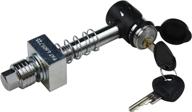 π enhance hitch safety with let's go aero shp2040-xl keyless press-on locking silent hitch pin for 2.5in hitches logo