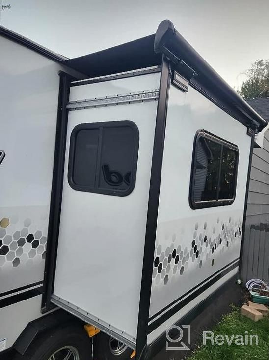 img 1 attached to Protect Your RV With The Solera Slide Topper Awning (13'6") - Easy Install, Durable Fabric, White Color review by Ryan Richards