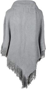 img 2 attached to Iristide Stylish Trumpet Pullover Thickening Women's Accessories ~ Scarves & Wraps