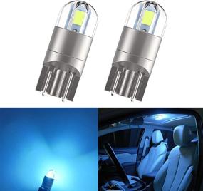 img 4 attached to 194 LED Interior Bulbs T10 LED Car Bulbs Motorcycle & Powersports