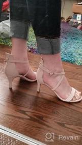 img 8 attached to Chic And Comfortable Wedding Shoes For Women - IDIFU 3 Inch Ankle Strap Strappy Heels