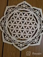 img 1 attached to Bring Home The Magic Of The Celtic Knot Tree Of Life With Simurg'S 11.5" Wooden Wall Art! review by Alan Miller
