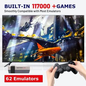 img 4 attached to Kinhank Retro Game Console,Super Console X Cube Emulator Console with 117,000+ Video Games,Game Consoles Support 4K HD Output,4 USB Port,Up to 5 Players,LAN/WiFi,2 Gamepads,Best Gifts(256GB)