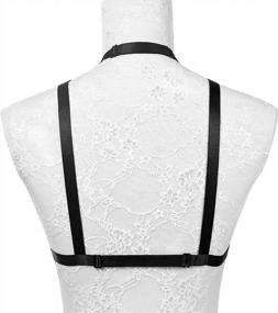 img 1 attached to JELINDA Women'S Harness Body Elastic Belt Strappy Hollow Out Bra