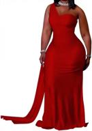 womens sexy plus size one off shoulder sleeveless bodycon satin dress evening pencil party maxi dresss logo