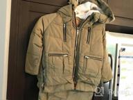img 1 attached to 🧥 Orolay Winter Puffer Boys' Clothing: Thickened Fleece Jackets & Coats review by John Kahsar