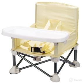 img 4 attached to 👶 Compact Agudan Travel Booster Seat with Removable Dining Tray for Babies, Portable Table Seat…