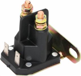 img 2 attached to 🔧 YEQSHNG Starter Solenoid AM138068 725-04439 Replacement for John Deere MTD Cub Cadet Lawn Tractor - Top-quality Replacement Part