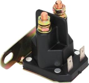 img 1 attached to 🔧 YEQSHNG Starter Solenoid AM138068 725-04439 Replacement for John Deere MTD Cub Cadet Lawn Tractor - Top-quality Replacement Part