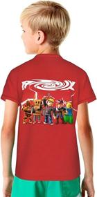 img 1 attached to 👕 Miollibarn Printed Sleeve T Shirts: Stylish Children's Boys' Clothing - Tops, Tees & Shirts