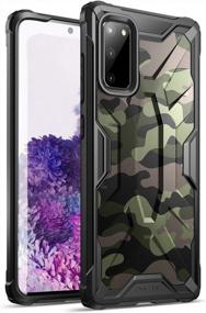 img 4 attached to Military Grade Samsung Galaxy S20 Case - Poetic Affinity Series Hybrid Protective Bumper Cover