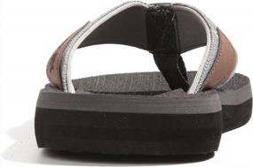 img 2 attached to Men'S Flip-Flops Comfort Slippers Beach Sandals Size 6-15 FITORY