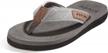 men's flip-flops comfort slippers beach sandals size 6-15 fitory logo