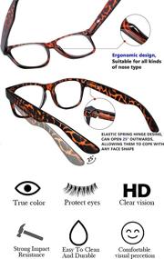 img 2 attached to 👓 Versatile Blue Light Blocking Reading Glasses: Flexible Men's and Women's Computer Eyeglasses for Multiple Vision Needs