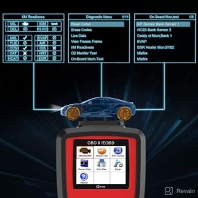 img 3 attached to 🚗 KZYEE KC301 Car OBD2 Scanner & Live Data Diagnostic Code Reader for Check Engine Light Reset