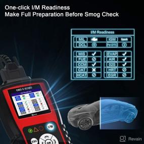 img 2 attached to 🚗 KZYEE KC301 Car OBD2 Scanner & Live Data Diagnostic Code Reader for Check Engine Light Reset