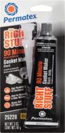 🔧 permatex 25228 the right stuff 90 minute gasket maker, black - quick and reliable sealant solution logo