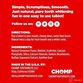 img 2 attached to 🌿 Cinnamon Refill for Chomp Toothpaste Tablets: Easy, Sustainable Oral Care