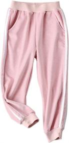 img 4 attached to MODNTOGA Toddler Leisure Comfort Velvet Girls' Clothing at Pants & Capris