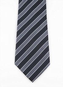 img 1 attached to Elfeves Men'S Striped Pattern Formal Ties For College Daily Wear
