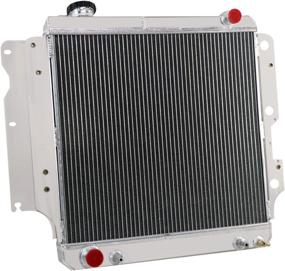 img 2 attached to ALLOYWORKS 3 Row All Aluminum Radiator - Perfect Fit for 1987-2006 Jeep Wrangler TJ YJ - Enhanced Cooling for 2.4L, 2.5L, 4.0L, 4.2L Engines - 2001-2005 Compatible Models