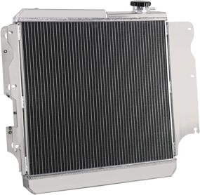 img 1 attached to ALLOYWORKS 3 Row All Aluminum Radiator - Perfect Fit for 1987-2006 Jeep Wrangler TJ YJ - Enhanced Cooling for 2.4L, 2.5L, 4.0L, 4.2L Engines - 2001-2005 Compatible Models