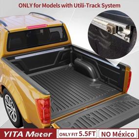 img 3 attached to 2021-2023 Nissan Titan 5.5Ft Fleetside Bed Soft Tri-Fold Tonneau Cover W/ Utili-Track System - YITAMOTOR