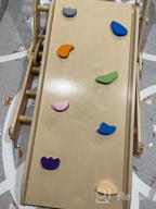 img 1 attached to Experience Endless Fun And Exploration With Dripex Climbing Triangle: 10 Changing Modes, Colorful Pikler Triangle Climber, Reversible Ramp, Foldable Montessori Indoor Playground, And Safe Paint review by Leroy Jacobs