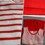 img 1 attached to 👚 Sunny Fashion T Shirt: Striped Sleeve Girls' Clothing for Dresses - A Stylish Addition to Any Wardrobe review by John Carter