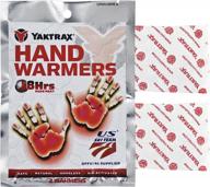 yaktrax 8-hour hand warmers pair with extended heat retention logo