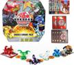 exclusive bakugan and geogan 6-pack: collectible action figures for kids ages 6+ (amazon exclusive) logo