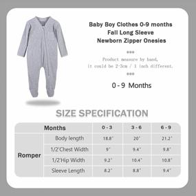 img 3 attached to Warm & Adorable Baby Boy Winter Onesies For Newborns - 0 To 9 Months