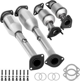 img 4 attached to 🚗 Mophorn Exhaust Manifold: Nissan Frontier/Xterra/Pathfinder 4.0L OEM Quality Catalytic Converter Combo - EPA Compliant