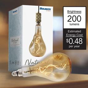 img 3 attached to Bulbrite LED Grand Filament Nostalgic Droplet Shaped Light Bulb, 60 Watt Equivalent, 2000K, Antique