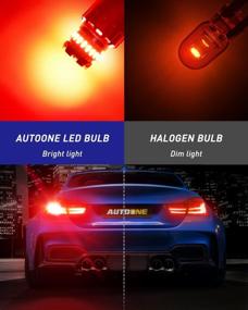 img 3 attached to Upgrade Your Brake Lights With AUTOONE 7440/7443 LED Strobe Bulbs - Canbus Ready, 300% Brighter, Pack Of 2