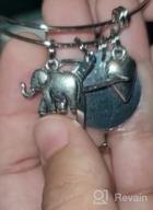 img 1 attached to Dainty Initial Elephant Charm Bracelets: Perfect Gifts For Women & Girls - Ursteel Jewelry review by William Lopez