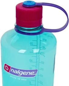 img 1 attached to Nalgene Sustain Tritan BPA-Free Water Bottle Made With Material Derived From 50% Plastic Waste, 32 OZ, Narrow Mouth