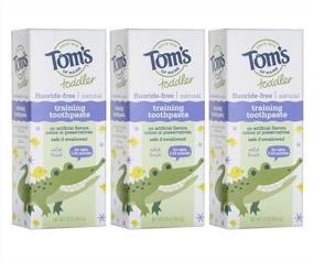 img 4 attached to 👶 Fluoride-Free Toothpaste for Toddlers by Tom's of Maine