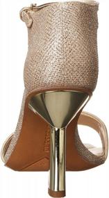 img 2 attached to Step Up Your Style With Franco Sarto Women'S Platinum Gold Ankle Strap Heeled Sandals In Size 8