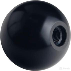 img 2 attached to ❤️ DEWHEL Black/Red Inlay Sphere Manual Shift Knob - Short Throw Shifter, 6-Speed Heartbeat - M10x1.5 M10x1.25 M8x1.25 M12x1.25 Reverse Left