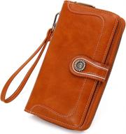 earnda wallets holder zipper wristlet women's handbags & wallets at wallets 标志