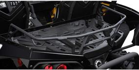 img 1 attached to 🏍️ Can-Am Black ATV LinQ Front and Rear Rack Extension - 4-inch (10 cm)