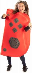 img 4 attached to Костюм для видеоигр унисекс для взрослых: костюм на Хэллоуин с игровым контроллером!