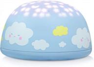 проектор someshine star light для спальни - детский ночник music star облачно-голубого цвета с 5 колыбельными, 3 цветовыми циклами и таймером автоматического отключения, безопасный, прочный и портативный проектор kawaii lamp логотип