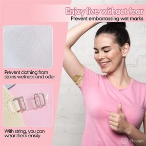 img 2 attached to Underarm Absorbing Protectors Breathable Absorbent